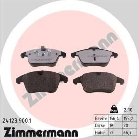 Köp Bromsbelägg av ZIMMERMANN 24123.900.1 till det låga priset 1383,95 kr