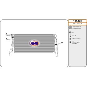 Acquista Radiatore motore da AHE 104.138 a buon mercato per soli 224,89 €