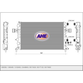 Acquista Radiatore motore da AHE 121.144/A a buon mercato per soli 102,20 €