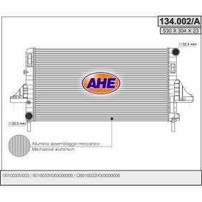 Acquista Radiatore motore da AHE 134.002/A a buon mercato per soli 68,94 €