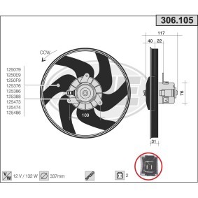 Kühlerlüfter 306.105 von AHE günstig für 82,77 € online kaufen