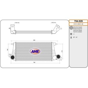 Achetez des Intercooler AHE 704.029 à prix pour 238,05 €