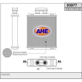 Achetez des Radiateur de chauffage AHE 93977 à prix pour 86,68 €