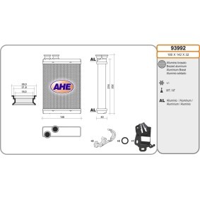 Acquista Scambiatore calore per riscaldamento abitacolo da AHE 93992 a buon mercato per soli 86,63 €