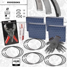 Achetez des Jeu de segments de pistons ET ENGINETEAM R1010350KS à prix pour 142,98 €