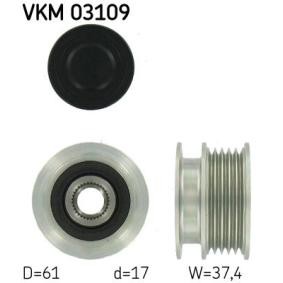 Achetez des Poulie roue libre, alternateur SKF VKM 03109 à prix pour 50,50 €