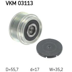Achetez des Poulie roue libre, alternateur SKF VKM 03113 à prix pour 51,45 €