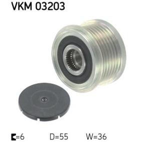Achetez des Poulie roue libre, alternateur SKF VKM 03203 à prix pour 64,69 €