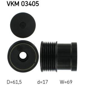 Achetez des Poulie roue libre, alternateur SKF VKM 03405 à prix pour 99,33 €
