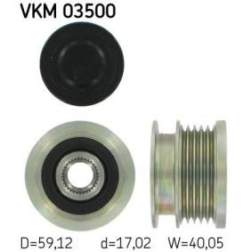 Achetez des Poulie roue libre, alternateur SKF VKM 03500 à prix pour 73,67 €