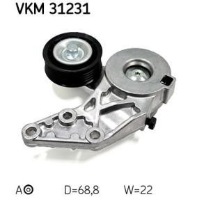 Compre Rolo tensor, correia trapezoidal estriada da SKF VKM 31231 a um preço baixo por 81,09 €