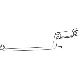 Mittelschalldämpfer HOS-214