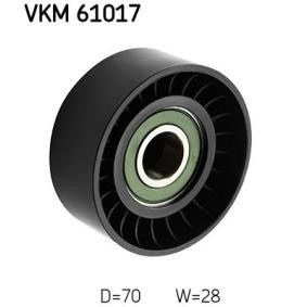 Køb Medløberhjul, multi-V-rem af SKF VKM 61017 til den lave pris 147,84 DKK