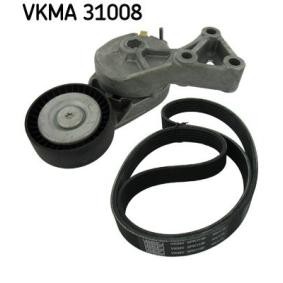 Achetez des Jeu de courroies trapézoïdales à nervures SKF VKMA 31008 à prix pour 50,61 €