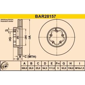 Bremsscheibe von Barum günstig für 44,70 €