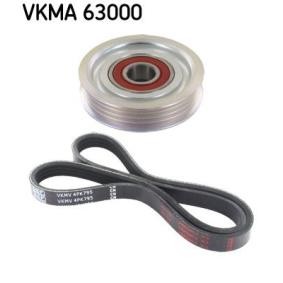 Achetez des Jeu de courroies trapézoïdales à nervures SKF VKMA 63000 à prix pour 109,40 €