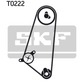 Achetez des Kit de distribution + pompe à eau SKF VKMC 05120 à prix pour 80,73 €