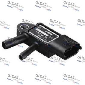 Compre Sensor, pressãodos gases de escape da SIDAT 84.275A2 a um preço baixo por 45,97 €