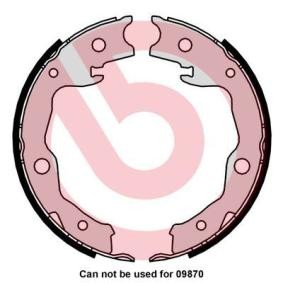Comprar Zapata de freno de mano de BREMBO S 83 568 a bajo precio de 27,94 €