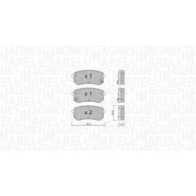 Köp Bromsbelägg av MAGNETI MARELLI 363916061004 till det låga priset 303,08 kr