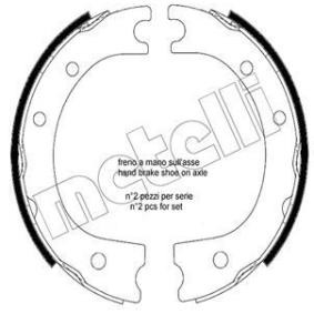 Comprar Zapata de freno de mano de METELLI 53-0704 a bajo precio de 13,95 €