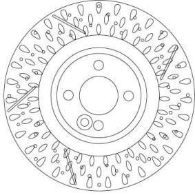 Bremsscheibe DF6930S für Coupe (R58) für 81,72 CHF