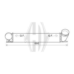 Köp Intercooler av DIEDERICHS DCA1153 till det låga priset 2366,15 kr