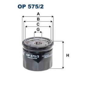 Comprar Filtro de aceite de FILTRON OP 575/2 a bajo precio de 10,05 €