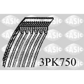 Comprar Correa trapecial poli V de SASIC 3PK750 a bajo precio de 5,77 €