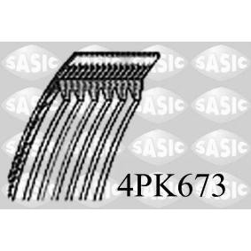Achetez des Courroie Poly-V SASIC 4PK673 à prix pour 7,82 €