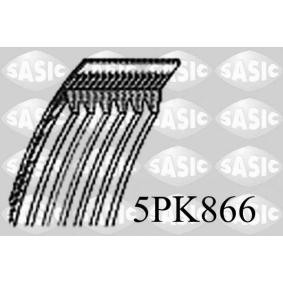 Comprar Correa trapecial poli V de SASIC 5PK866 a bajo precio de 9,81 €