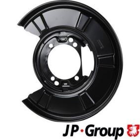 Osta JP GROUP Jarrulevyn suojakilpi netistä CRAFTER 30-50 Lava / alusta (2F_)-mallille edulliseen hintaan