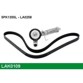Achetez des Jeu de courroies trapézoïdales à nervures LUCAS LAK0109 à prix pour 109,43 €