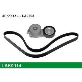Achetez des Jeu de courroies trapézoïdales à nervures LUCAS LAK0114 à prix pour 51,64 €