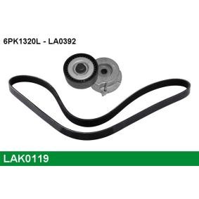 Comprar Juego de correas trapeciales poli V de LUCAS LAK0119 a bajo precio de 38,85 €