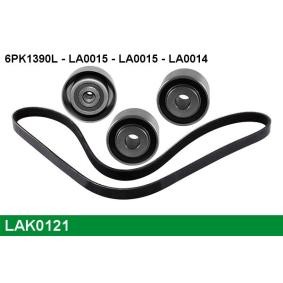 Comprar Juego de correas trapeciales poli V de LUCAS LAK0121 a bajo precio de 118,03 €