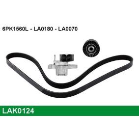 Comprar Juego de correas trapeciales poli V de LUCAS LAK0124 a bajo precio de 72,41 €