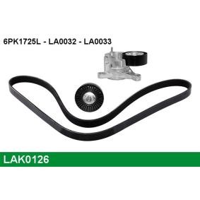 Comprar Juego de correas trapeciales poli V de LUCAS LAK0126 a bajo precio de 63,72 €