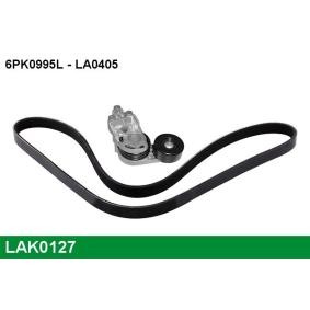 Achetez des Jeu de courroies trapézoïdales à nervures LUCAS LAK0127 à prix pour 57,88 €