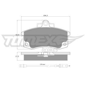 Comprar Juego de pastillas de freno de TOMEX brakes TX 10-361 a bajo precio de 21,03 €