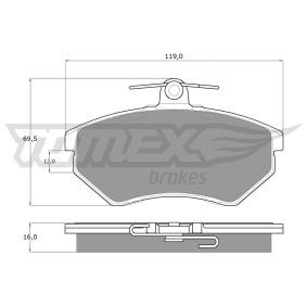 Köp Bromsbelägg av TOMEX brakes TX 10-63 till det låga priset 301,98 kr