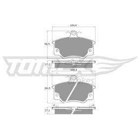 Köp Bromsbelägg av TOMEX brakes TX 10-73 till det låga priset 322,14 kr