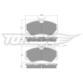 Köp Bromsbelägg av TOMEX brakes TX 11-24 till det låga priset 503,60 kr