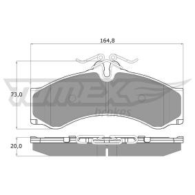 Köp Bromsbelägg av TOMEX brakes TX 11-48 till det låga priset 537,22 kr
