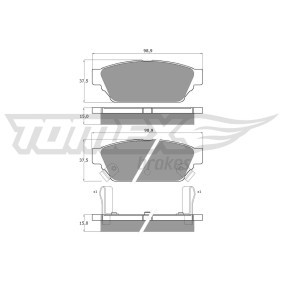 Bremsbeläge von TOMEX brakes