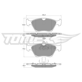 Acquista Kit pastiglie freni da TOMEX brakes TX 11-88 a buon mercato per soli 30,97 €