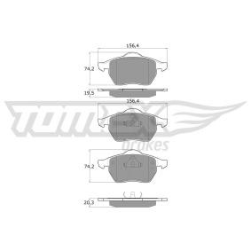 Köp Bromsbelägg av TOMEX brakes TX 12-12 till det låga priset 434,84 kr
