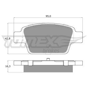 Köp Bromsbelägg av TOMEX brakes TX 12-51 till det låga priset 399,15 kr