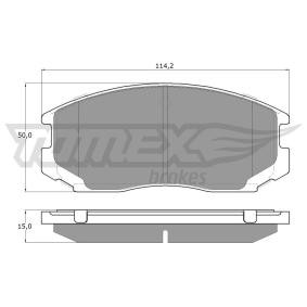 Comprar Juego de pastillas de freno de TOMEX brakes TX 12-91 a bajo precio de 29,05 €