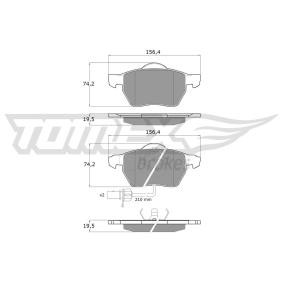 Bremsbeläge von TOMEX brakes